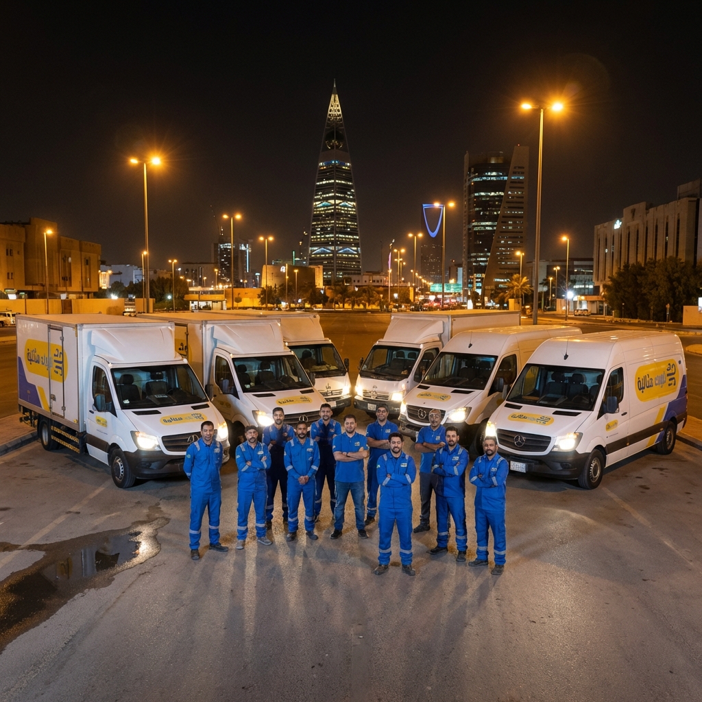 فريق عمل أجواء مثالية لنقل العفش بالرياض